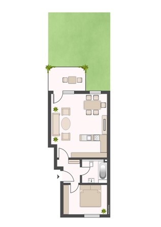  Erdgeschosswohnung Frankfurt