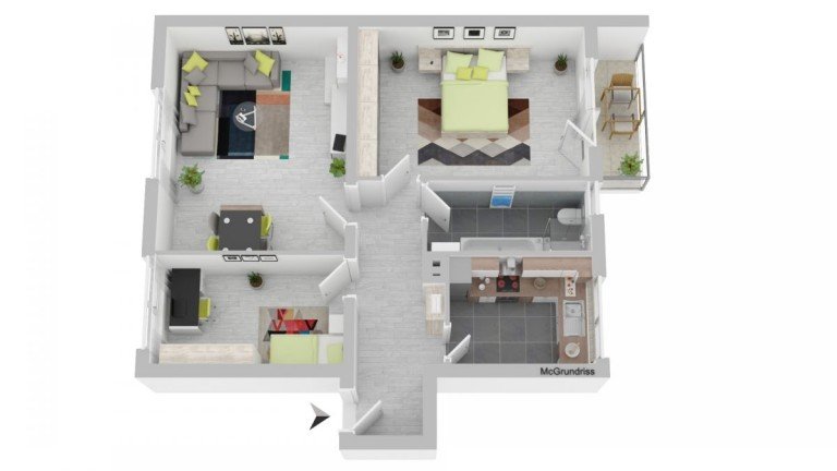  Frankfurt am Main Souterrainwohnung renovierte 3-Zimmer-Wohnung - nahe dem Main