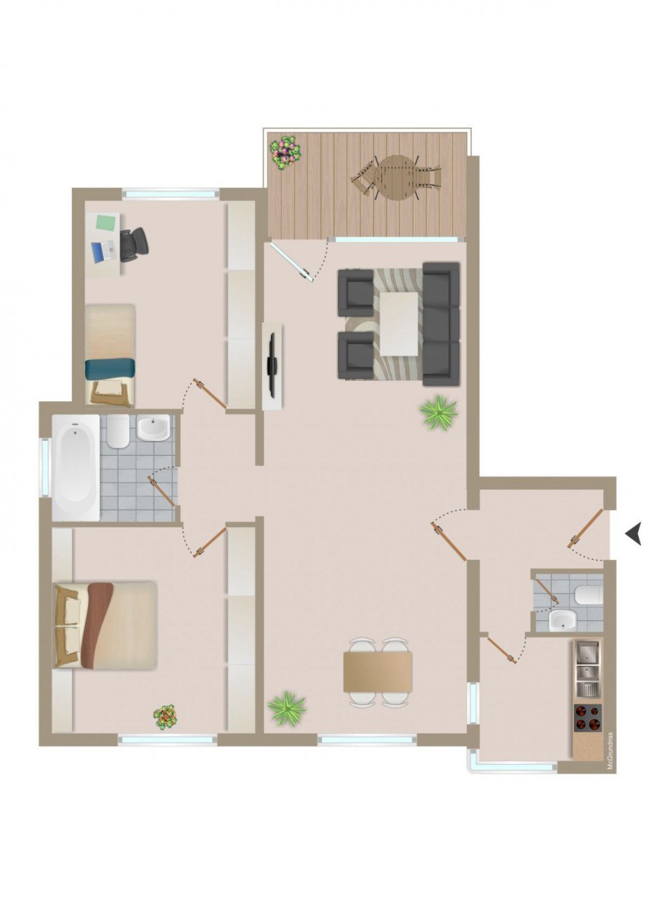  Etagenwohnung Frankfurt